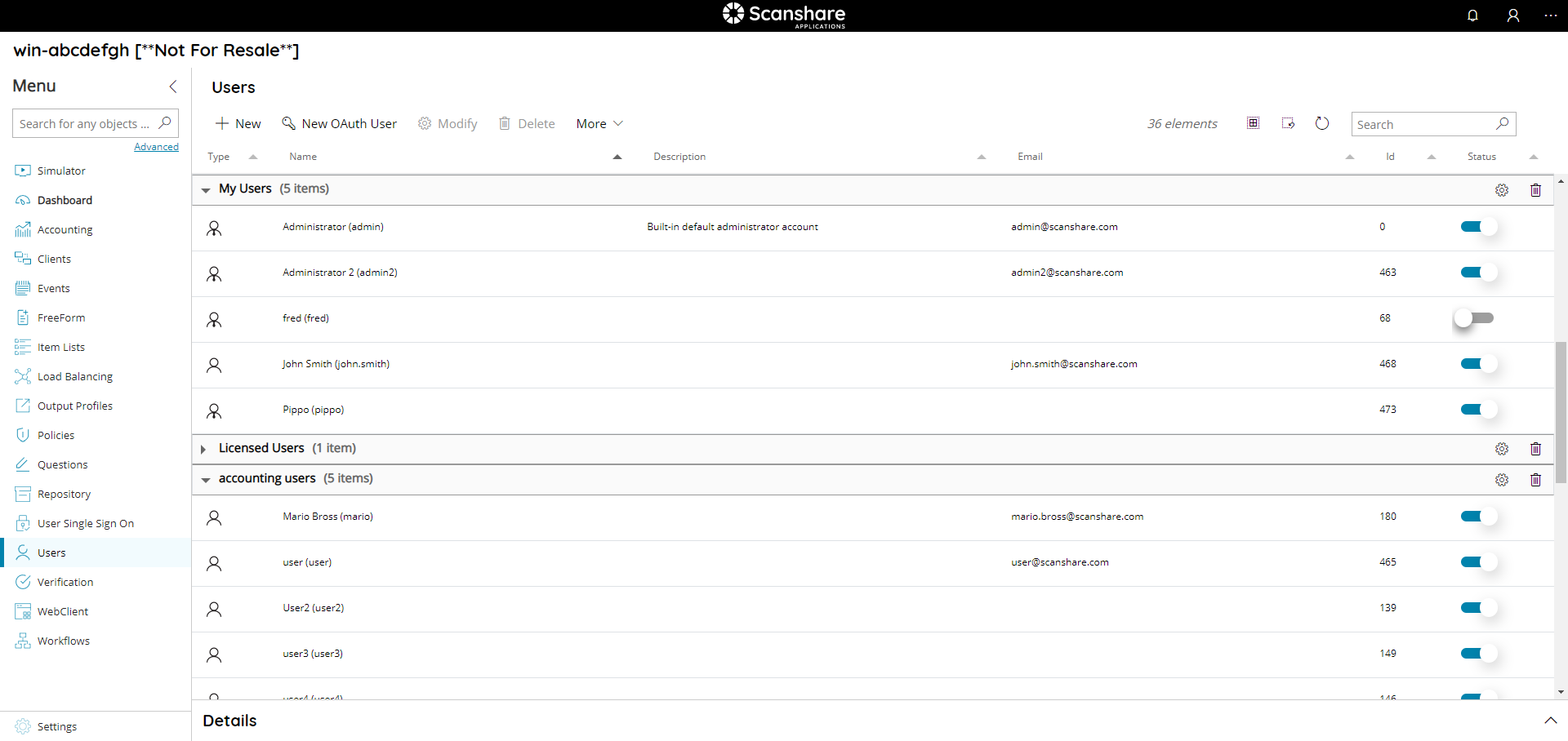 Dashboard – Help Center | Scanshare